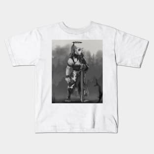 Warrior dog Kids T-Shirt